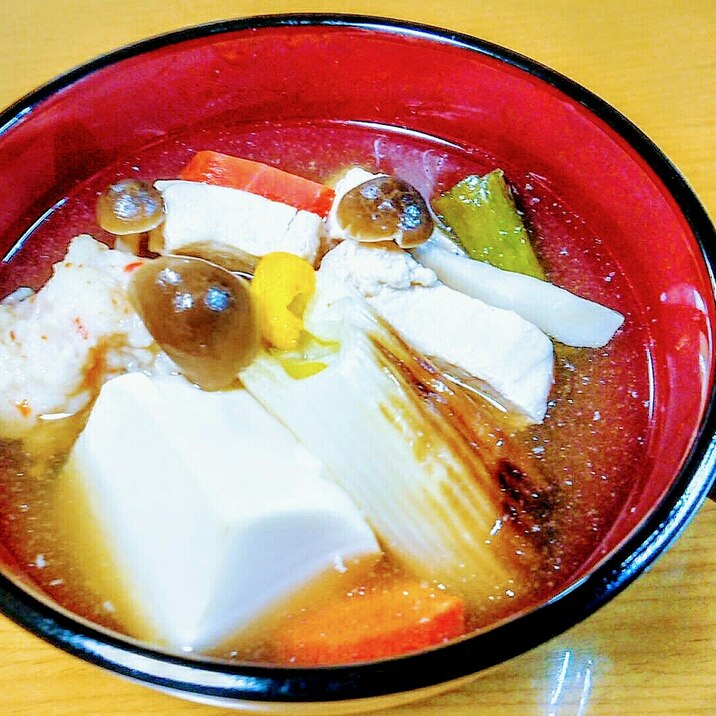 温まる具沢山マグロ汁